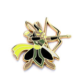 Bun Archer - Bunny Ranger Class - RPG Black Cat - Hard Enamel Pin