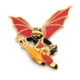 Dragon Monk Cat - Hard Enamel Pin - S5