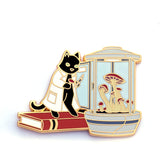Mycology Cat - Hard Enamel Pin