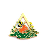 Bumble Bee D20 - Trash Rolls - Hard Enamel Pin