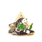 Opossum D20 - Trash Rolls - Hard Enamel Pin