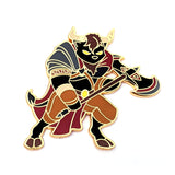 Taurus Zodiac - Cat Minotaur Barbarian Class - RPG Black Cat S4 - Hard Enamel Pin