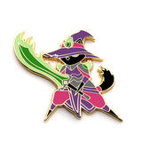 Witch Knight Eldritch Fighter - RPG Black Cat - Hard Enamel Pin