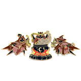 Three Weird Sisters Set - Witch Cat Cauldron Pin - Macbeth - Hard Enamel Pin