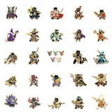 Bun Swordsman - Bunny Fighter Rogue Class - RPG Black Cat - Hard Enamel Pin