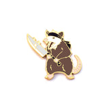 Knife Opossum - Hard Enamel Pin