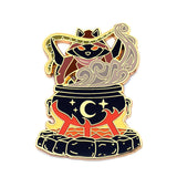 Three Weird Sisters Set - Witch Cat Cauldron Pin - Macbeth - Hard Enamel Pin