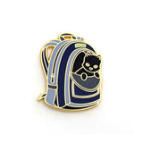 Cat in Backpack - Hard Enamel Pin