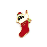 Christmas Cat - Hard Enamel Pin