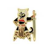 Barbarian Class - RPG Black Cat Series 2 - Hard Enamel Pin