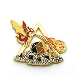Dragon D20 - Hard Enamel Pin