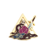 Ferret D20 - Hard Enamel Pin