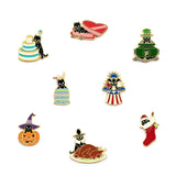 Christmas Cat - Hard Enamel Pin