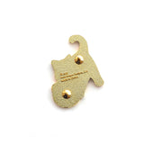 Cat with Soccer Ball Pin - Cat with Football Pin - Hard Enamel Pin