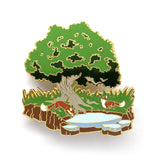 The Double Fox Cycle - Limited Edition Hard Enamel Pins
