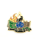 Cat D20 - Hard Enamel Pin