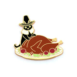Thanksgiving Cat - Hard Enamel Pin