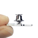 Packs of Gold or Silver Spring-locking Pin Backs