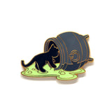 Spilled Cauldron Cat - Hard Enamel Pin