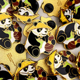 Tipsy Panda Pin - Hard Enamel Pin