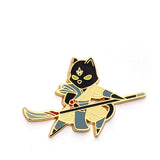 Monk Class - RPG Black Cat - Hard Enamel Pin