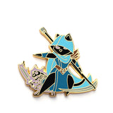 Necromancer Class - RPG Black Cat - Hard Enamel Pin