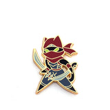 Rogue Class - RPG Black Cat - Hard Enamel Pin