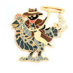 Artificer Gunslinger Cat - Hard Enamel Pin - S5
