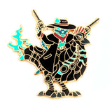 Undead Artificer Gunslinger Cat - Hard Enamel Pin - S5
