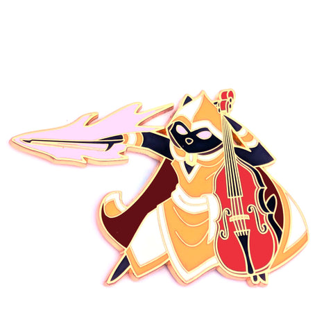 Bard Cat - Hard Enamel Pin - S5