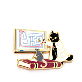 Behavioral Psychology Cat - Hard Enamel Pin