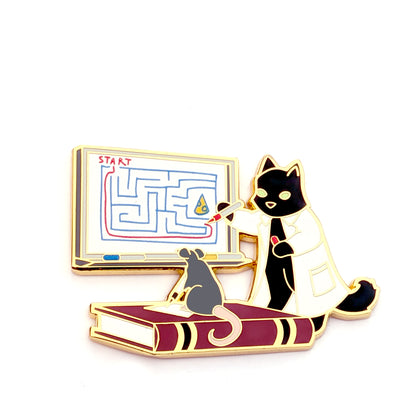 Behavioral Psychology Cat - Hard Enamel Pin