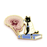 Brain Science Neurology Cat - Hard Enamel Pin