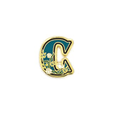 Floral Alphabet - Hard Enamel Pin