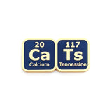 Ca TS Elements - Hard Enamel Pin