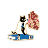 Cardiology Cat - Hard Enamel Pin