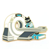 CAT Scan Cat - Hard Enamel Pin - CT