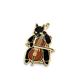 Cello Cat - Hard Enamel Pin