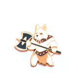 Dog Barbarian - Hard Enamel Pin - S5