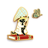 Entomology Cat - Hard Enamel Pin