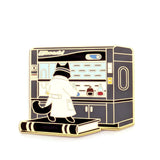 Fume Hood Lab Cat Hard Enamel Pin