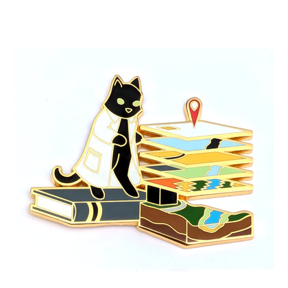 GIS Cat - Hard Enamel Pin