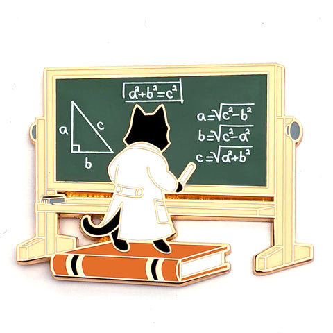 Geometry Cat - Hard Enamel Pin