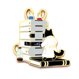 HPLC Lab Cat Hard Enamel Pin
