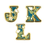 Floral Alphabet - Hard Enamel Pin