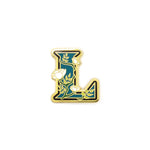 Floral Alphabet - Hard Enamel Pin