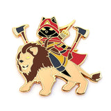 Leo Zodiac - Lion Rider Ranger Class - RPG Black Cat S4 - Fire Fighter - Hard Enamel Pin Active Restock requests: 0