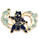 Libra Zodiac - Cat Ninja Rogue Monk Class - RPG Black Cat S4 - Hard Enamel Pin