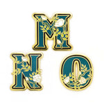 Floral Alphabet - Hard Enamel Pin