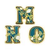 Floral Alphabet - Hard Enamel Pin